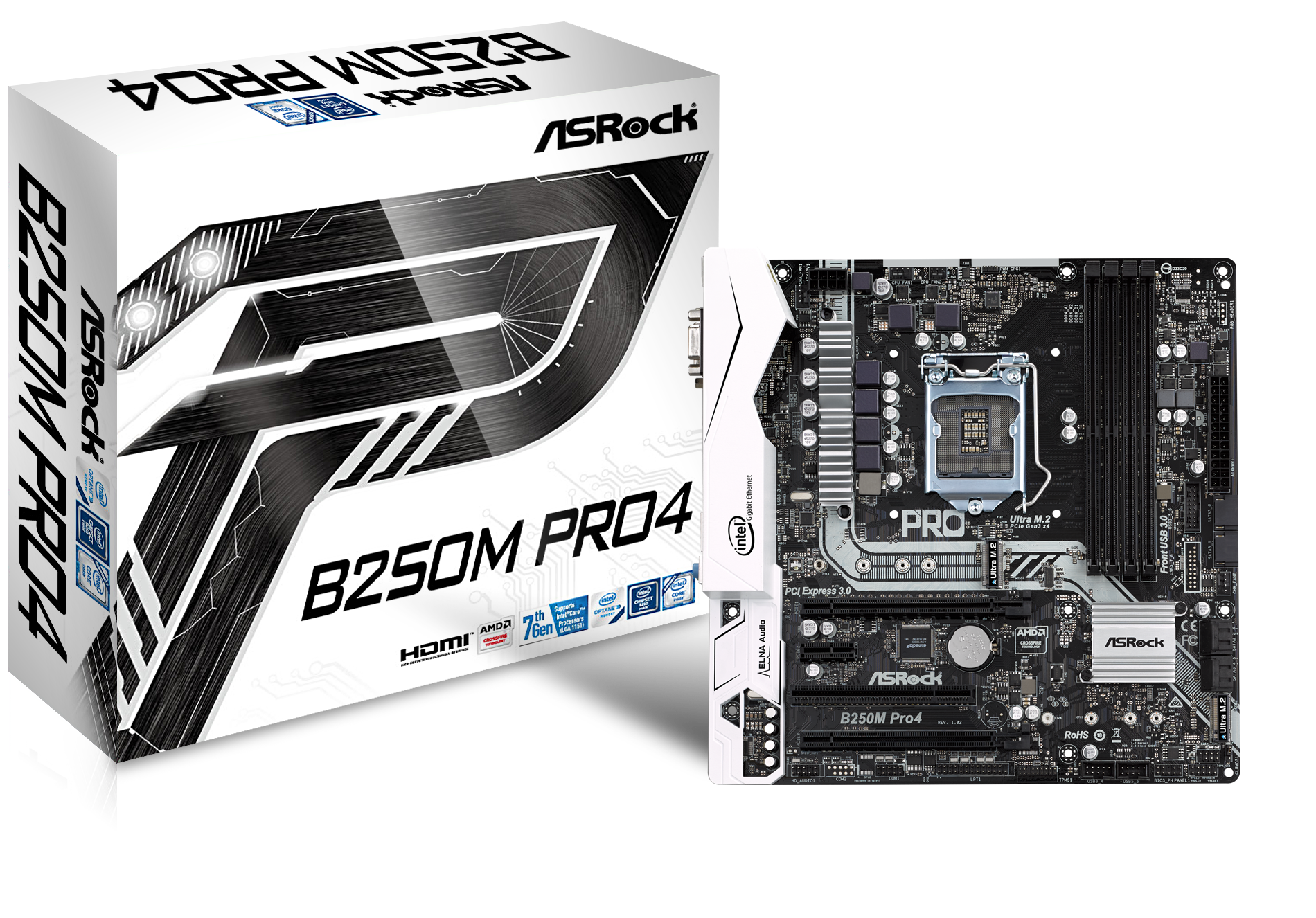 Asrock b250m pro4 какие процессоры подходят